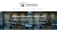 Desktop Screenshot of foothillsvision.com